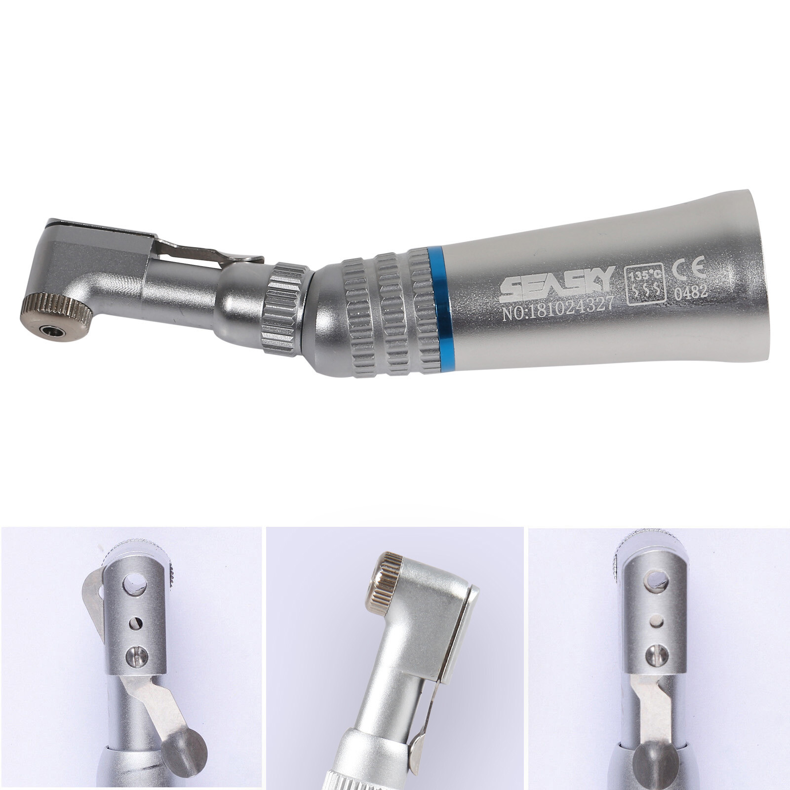 Dental Contra angle Slow Low Speed Handpiece Latch E-type Fit RA/CA 2.35mm Burs