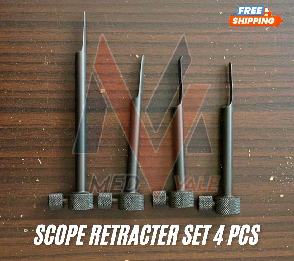 4 Pcs Scope Retractors Set | Surgical Instruments For Endoscopic & Spine Surgery