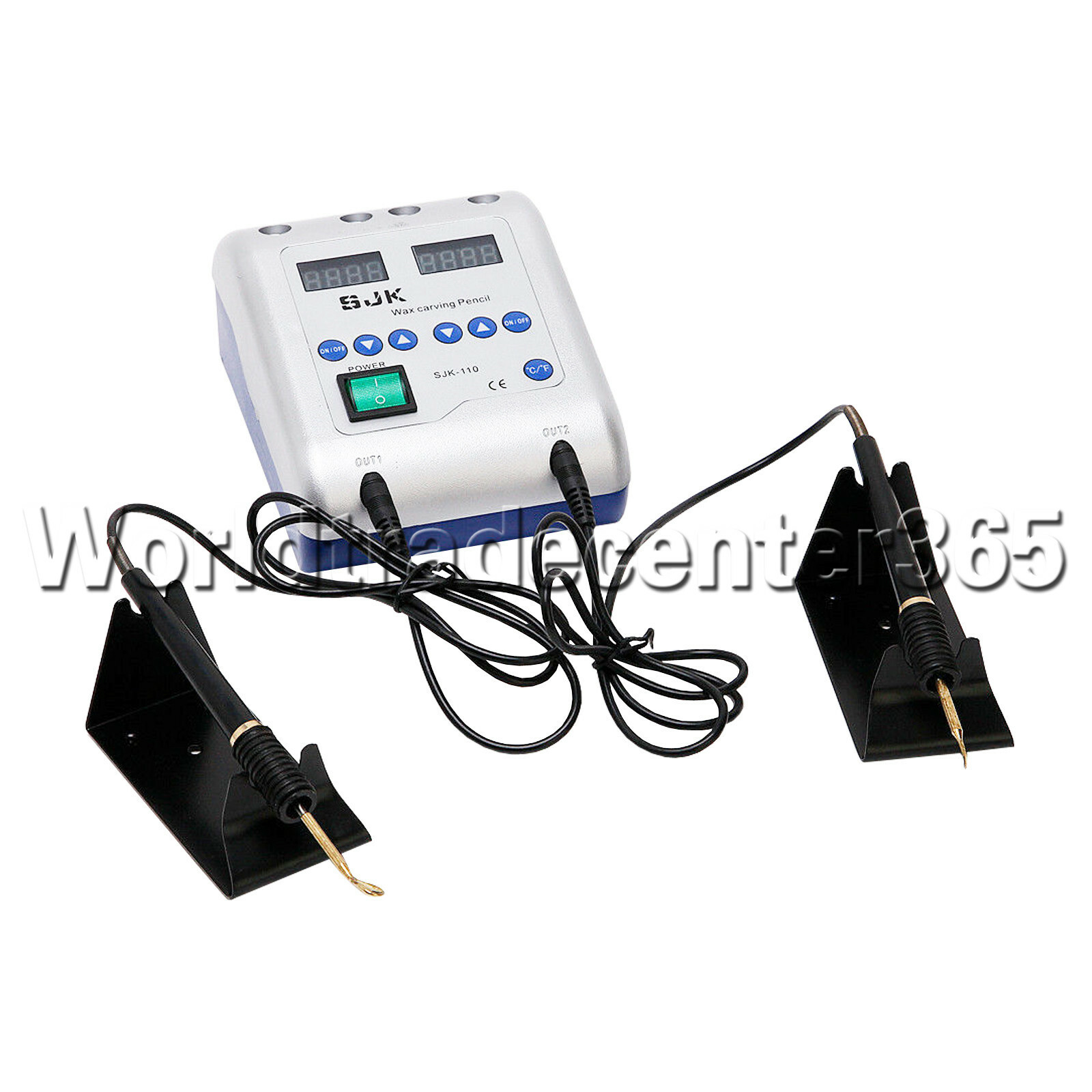 SJK Dental Lab Electric Wax Knife Waxer Carving Pencil Carver 6 Tips+2 Pens NEW