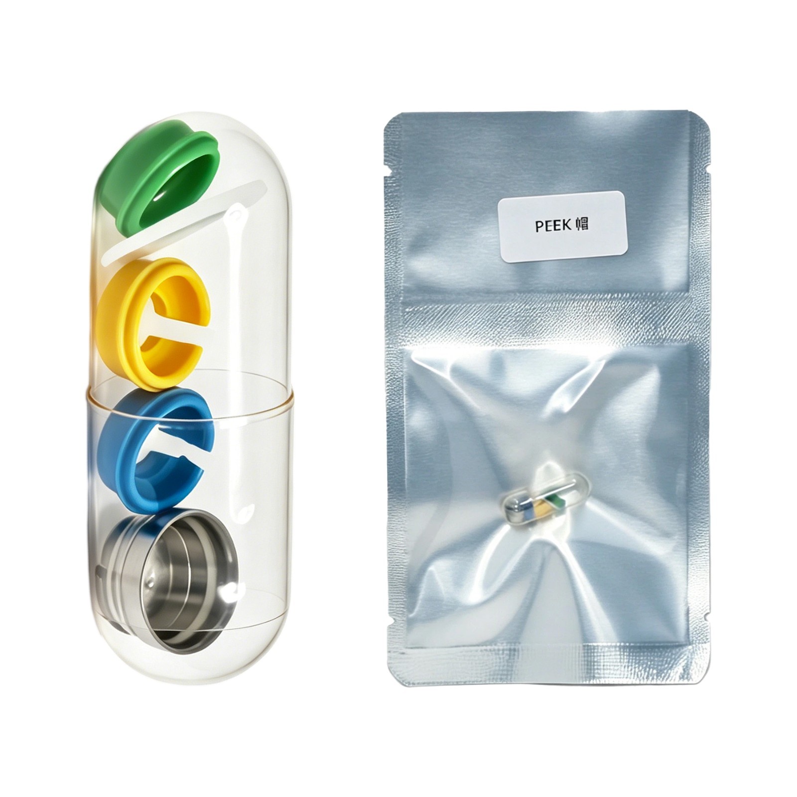 US Dental Novaloc Retention Inserts Caps Peek Locator Mounting & Demounting Tool