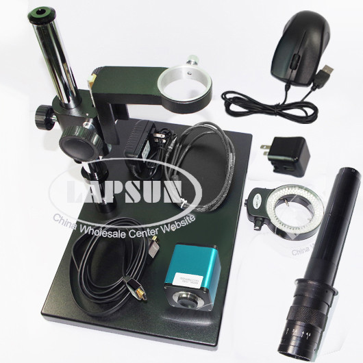 100- 720X Lens 1080P 60FPS HDMI Industrial Digital Microscope Camera Sony IMX290