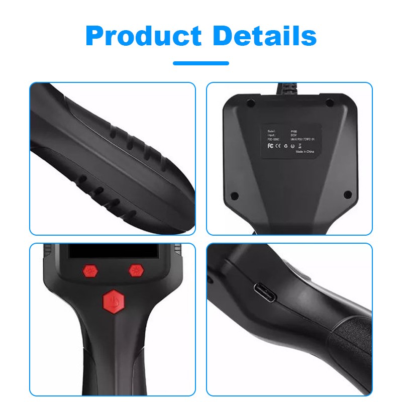 Endoscope Camera with Light, 1080P HD Borescope with 8 Adjustable Lights, IP67