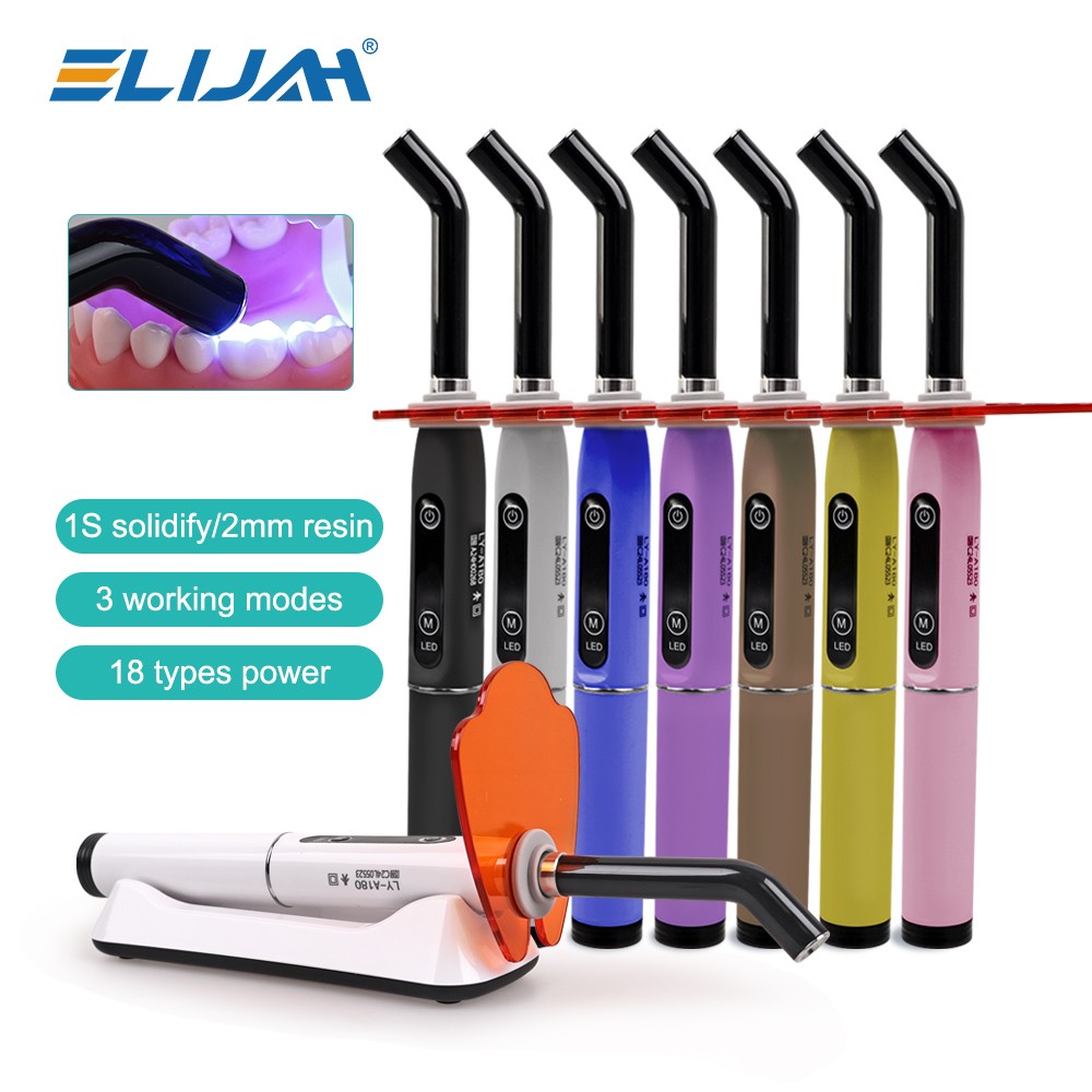 Wireless Dental Light Curing Machine 1s/2mm Resin Curing Light 800-2400mW/cm² US