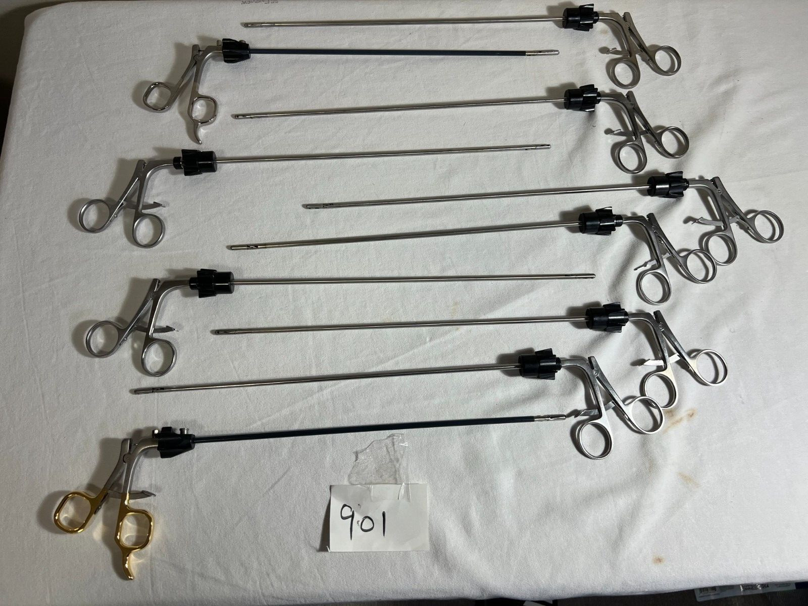 Jarit B625-108 Surgical Roto-Lok Grasping Forceps w/Ratchet Ring Handle (QTY-10)