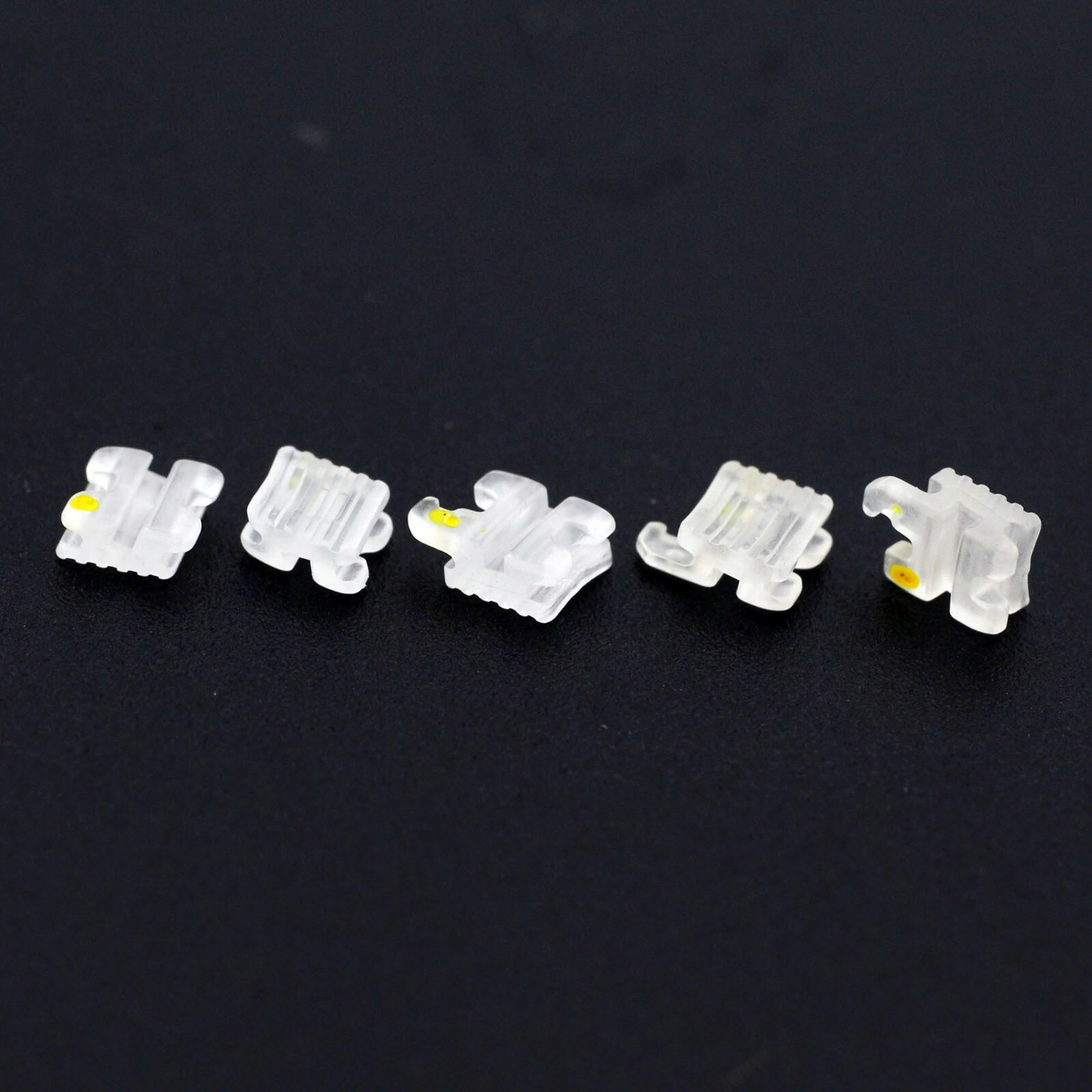 Dental Orthodontic Ceramic Brackets Clear Braces Aesthetic Roth MBT 022 345W/H