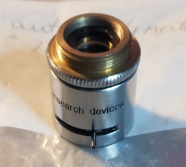 MICROSCOPE OBJECTIVE RESEARCH DEVICES AUTOCOLLIMATOR + IRIS OPTICS (DS1D3)