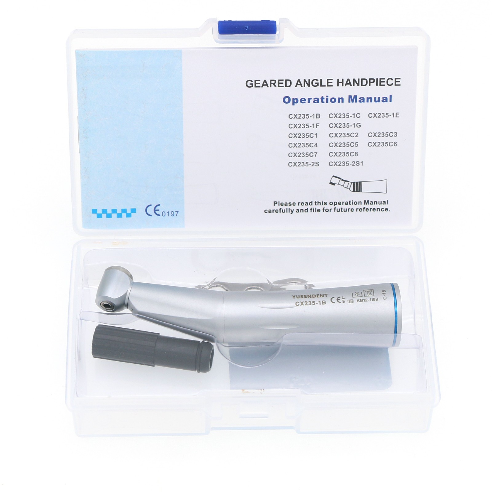 US COXO Dental Contra Angle Straight Handpiece Slow Speed Air Motor 4 Holes NSK