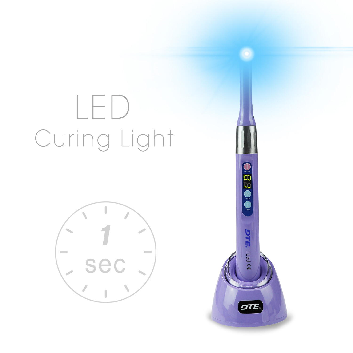 Woodpecker DTE iLED iLED MAX Dental Curing Light 1 Second Resin Curing Lamp