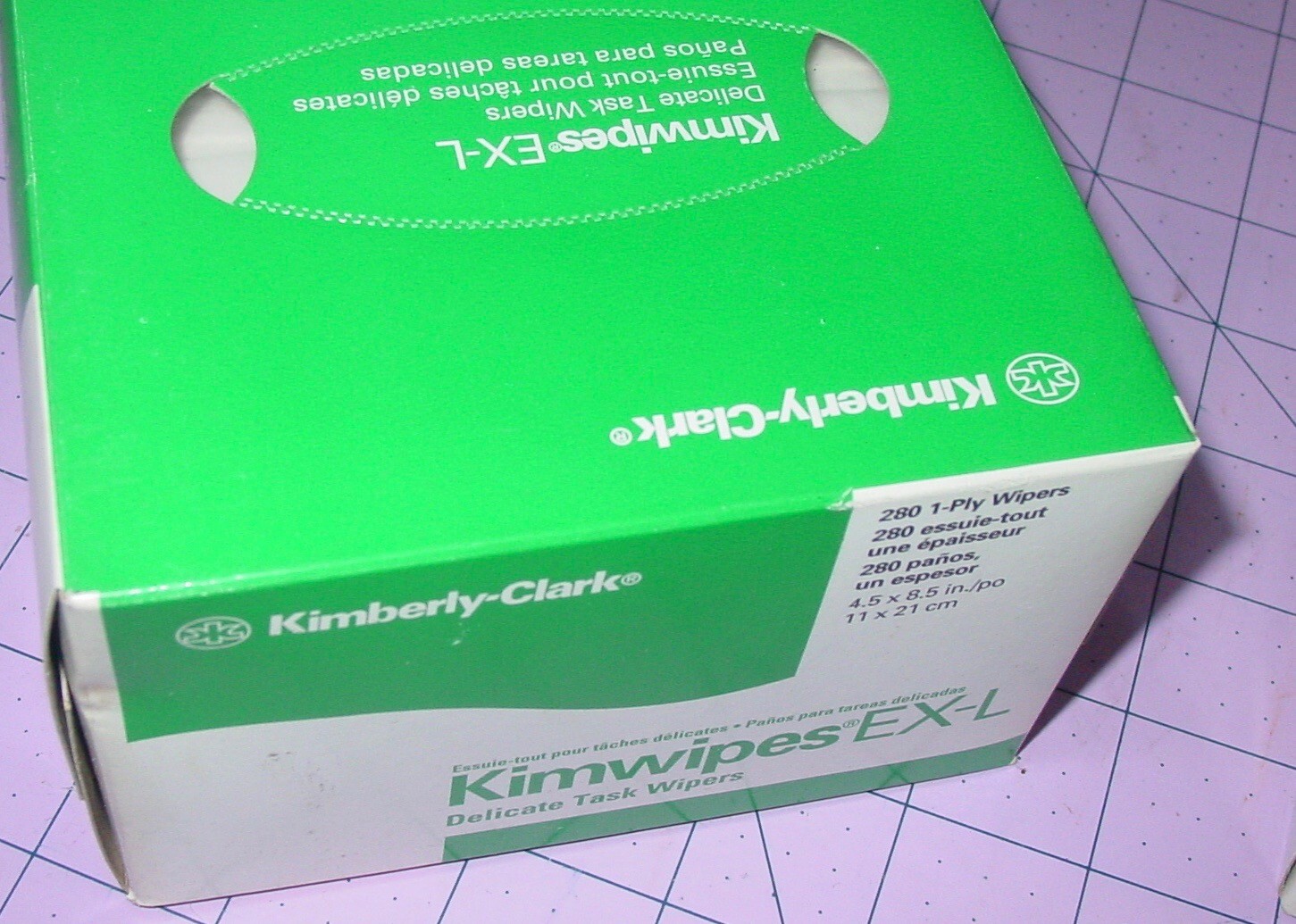 3 Kimwipes EX-L 280-Count Boxes Delicate Task Wipes LintGuard Anti Stat NOS