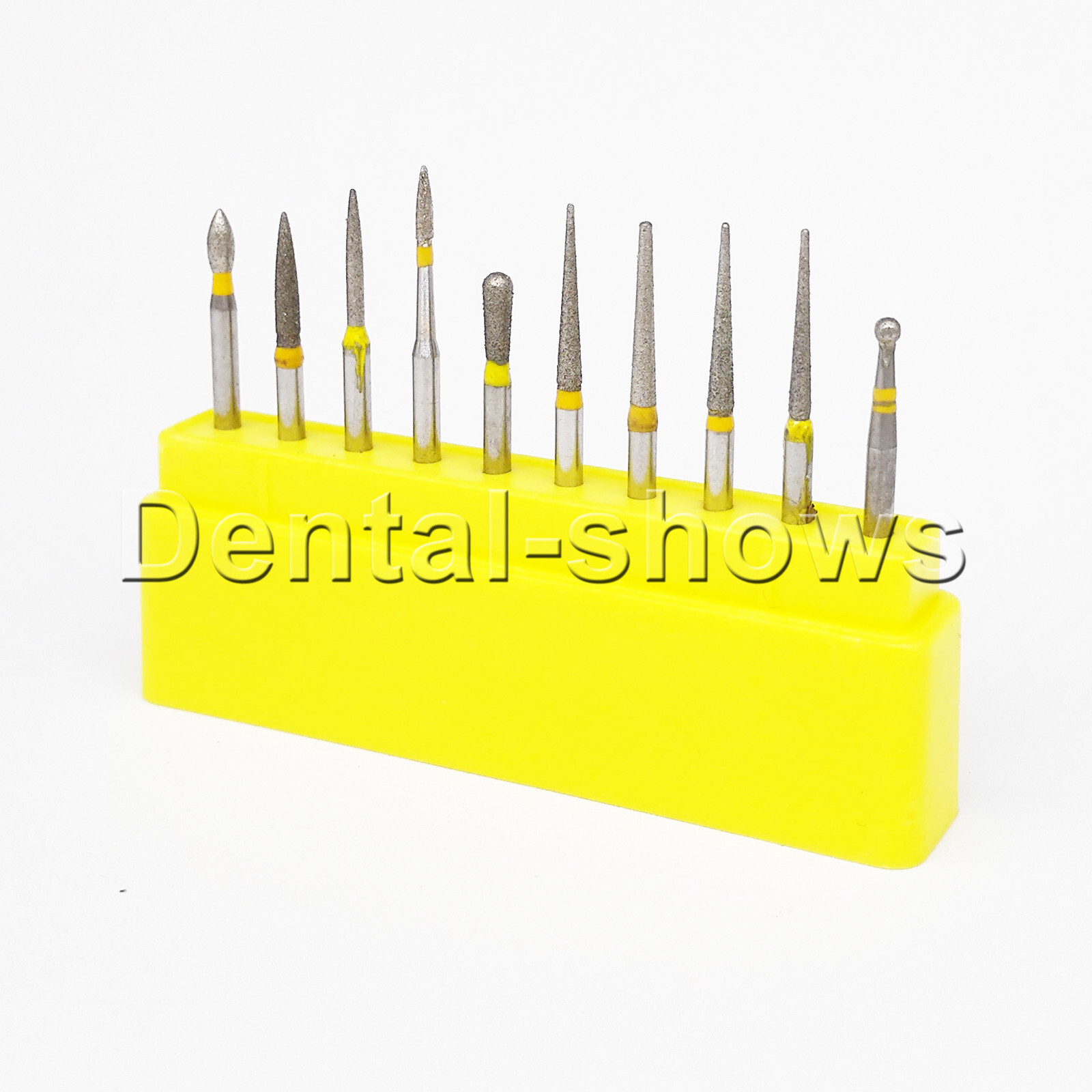 10Pcs/Box Dental FG Diamond Burs Composite Polishing for High Speed Handpiece
