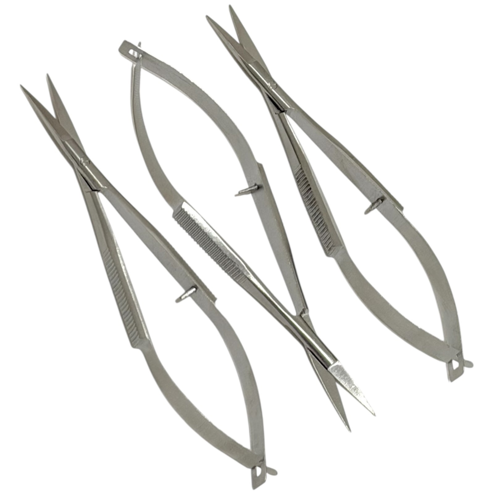 3 Ea Premium Castroviejo Micro Scissors 4.5″ Straight