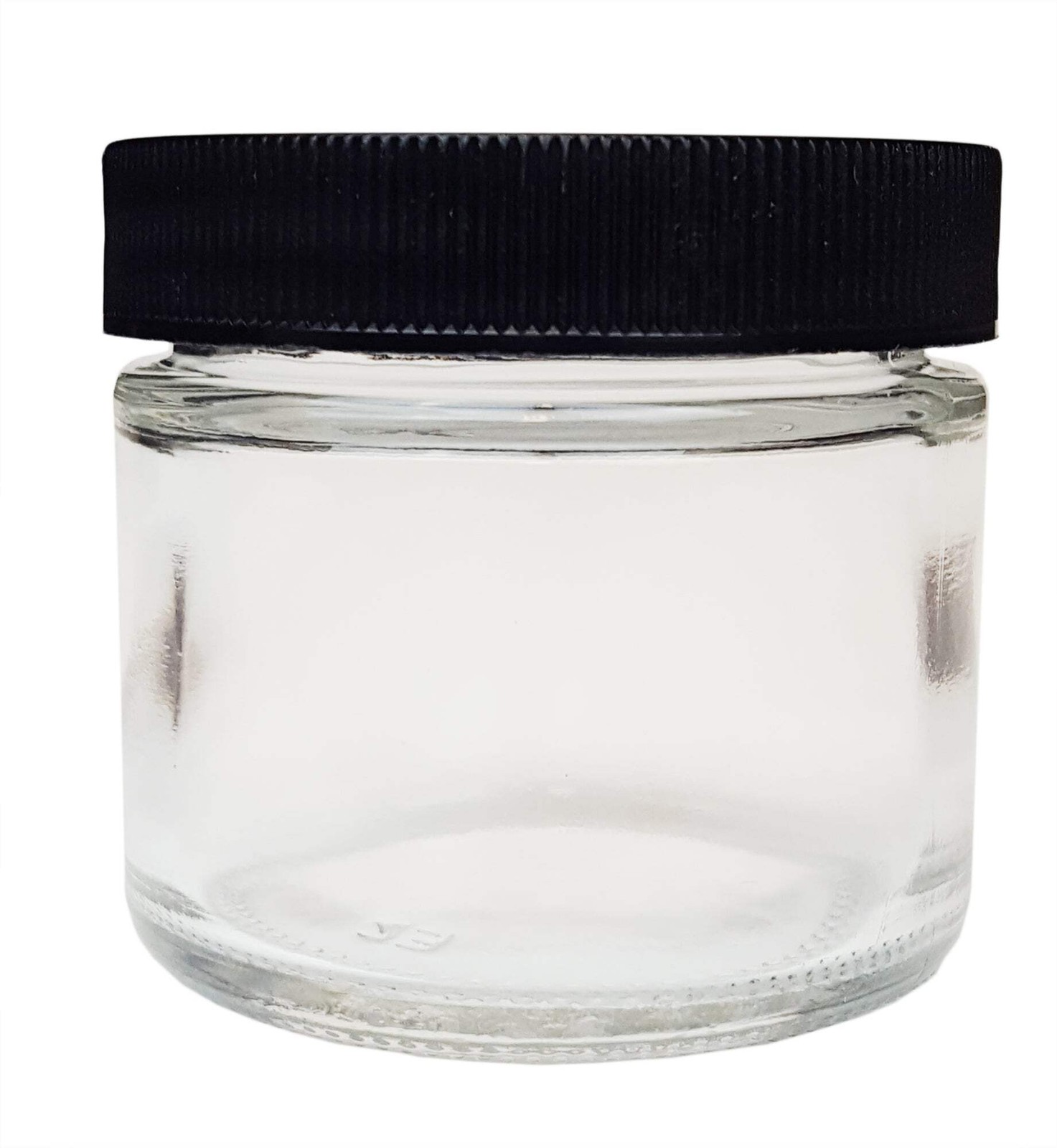Specimen Jar, Flint Glass, 2oz, 53/400, Foam-Lined Cap