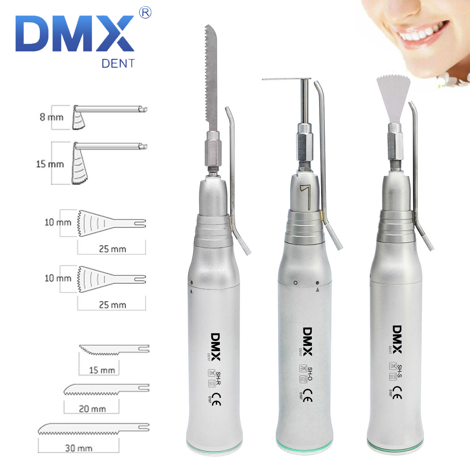 DMXDENT Dental Micro Saw Surgical Handpiece Reciprocating Bone Cutting Fit NSK