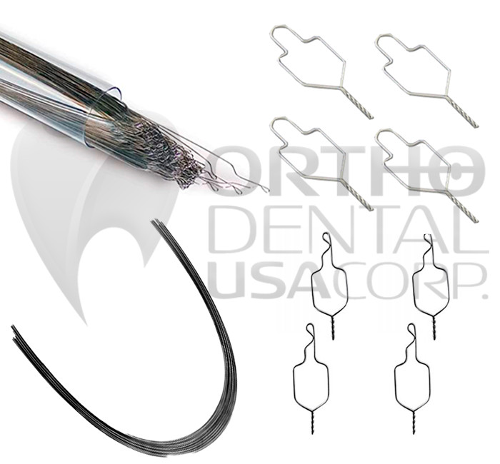 Orthodontic Arch Wires Kobayashi Ties Preformed Ligature Wire USA Seller