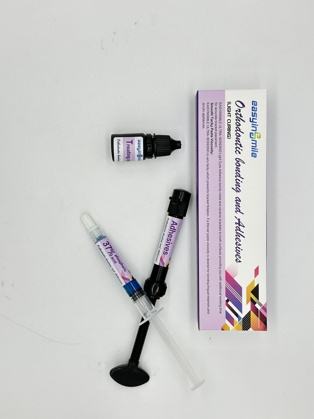 Dental Orthodontic Metal Brackets Self-ligating MINI Brace ROTH MBT 022 Adhesive