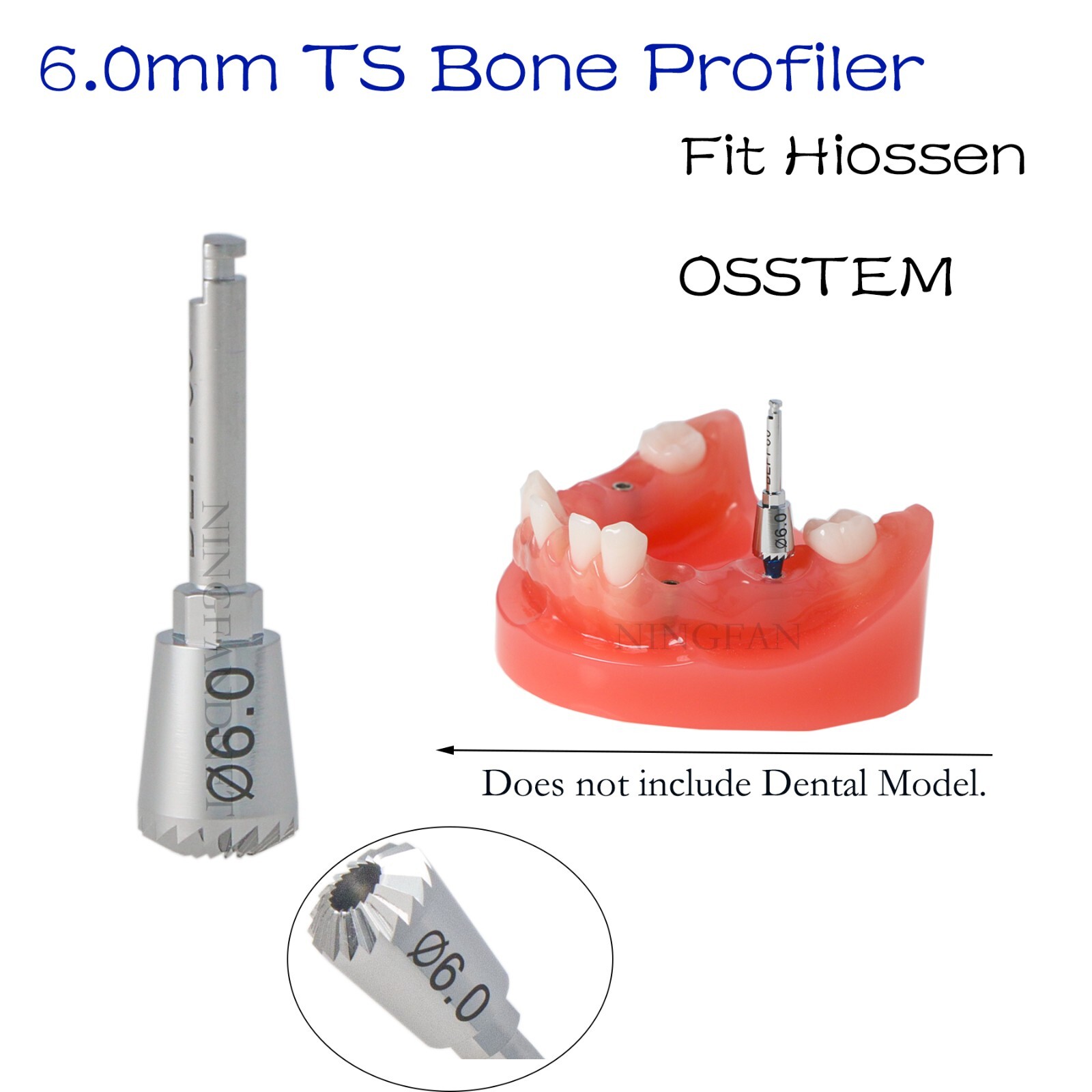 Universal Hiossen Adin Zimmer Mis Implant System Bone Profiler &Guide Screw Kit