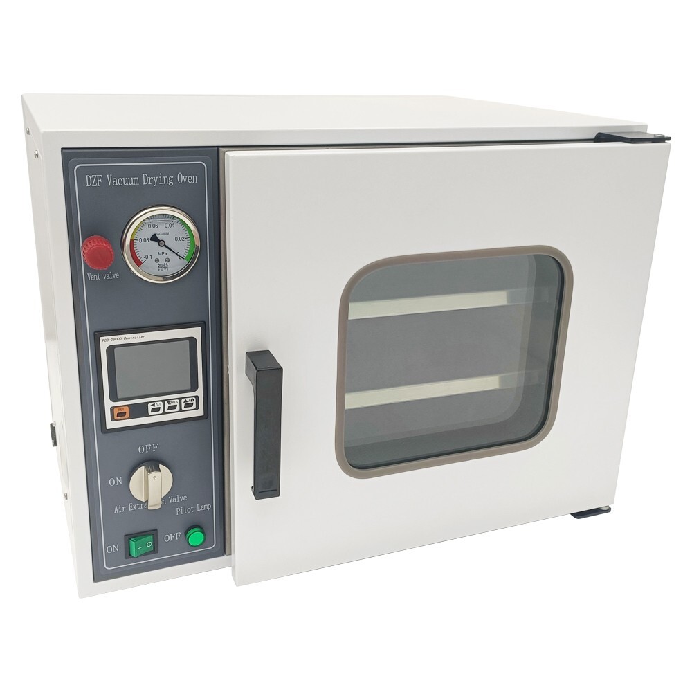 0.9 cu ft Vacuum Drying Oven Stainless Steel Chamber 50~200℃ Disinfection 600W
