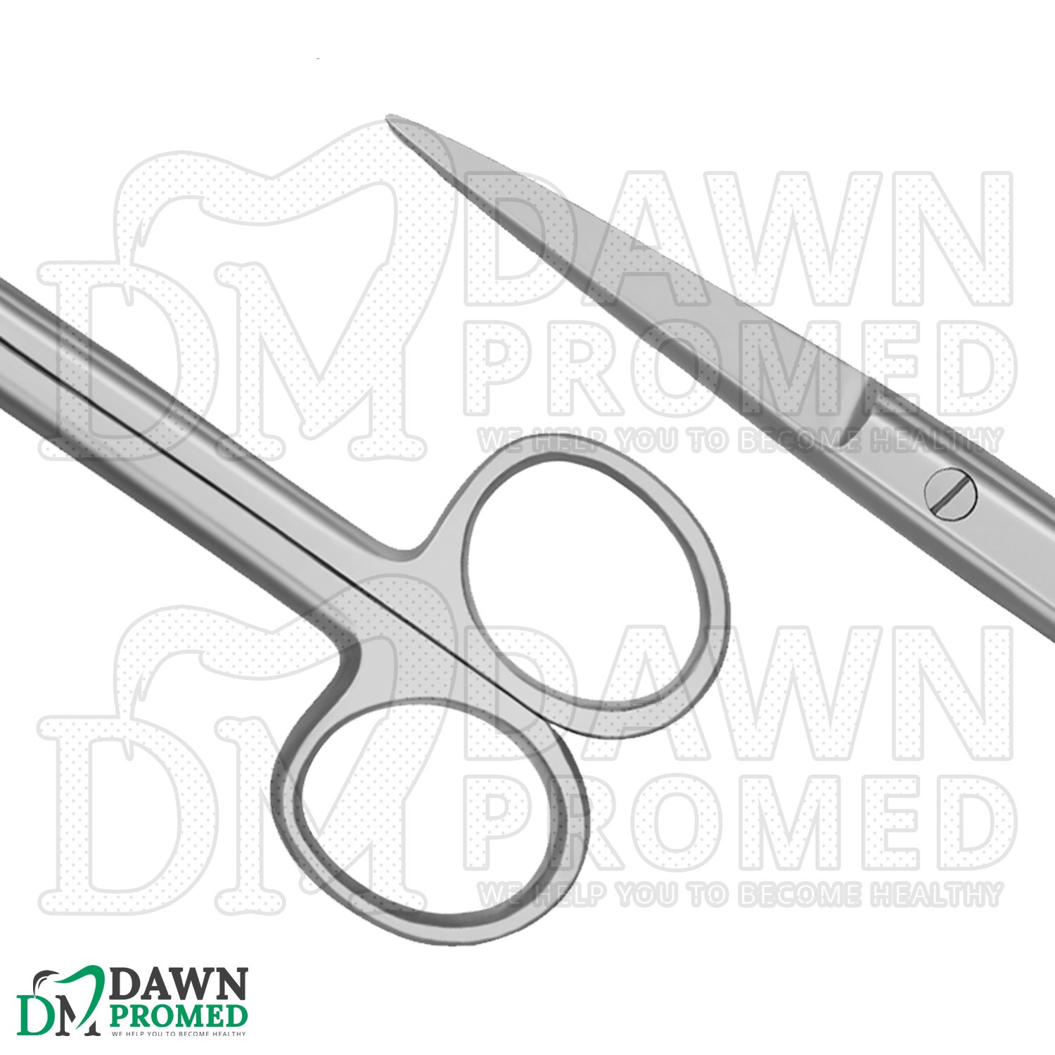 Operating Scissors 4.5″ Straight Sharp Sharp Round Pattern Surgical Instruments