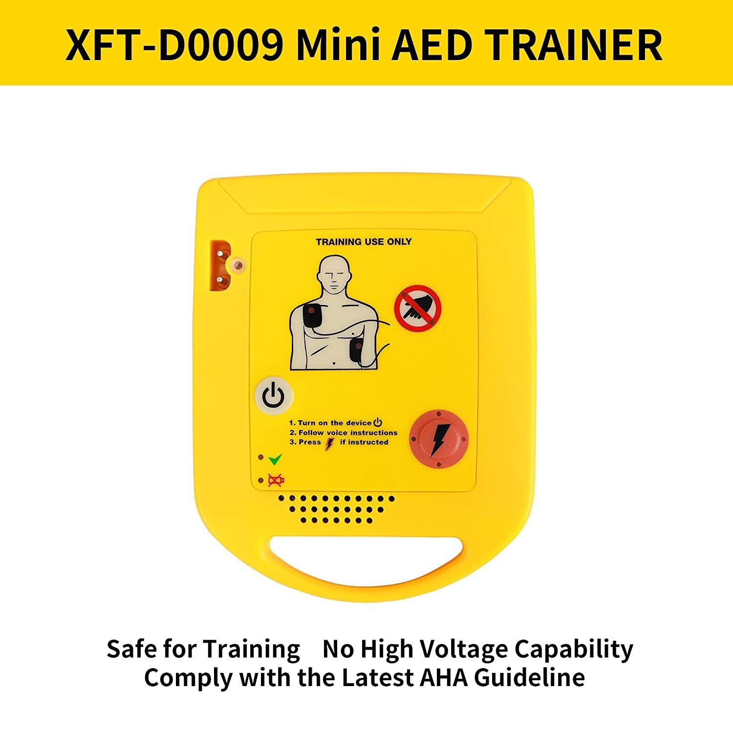 AED Trainer XFT-D0009 Mini Training First Aid Device Teaching Machine Train Kits
