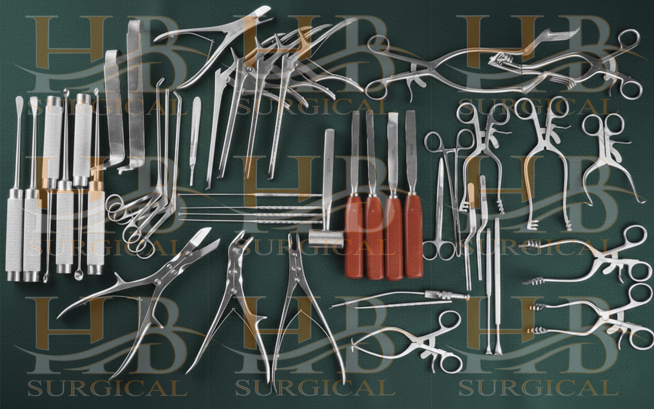 Spine Laminectomy Set 45 Pcs Complete Orthopedic Surgical Instruments set