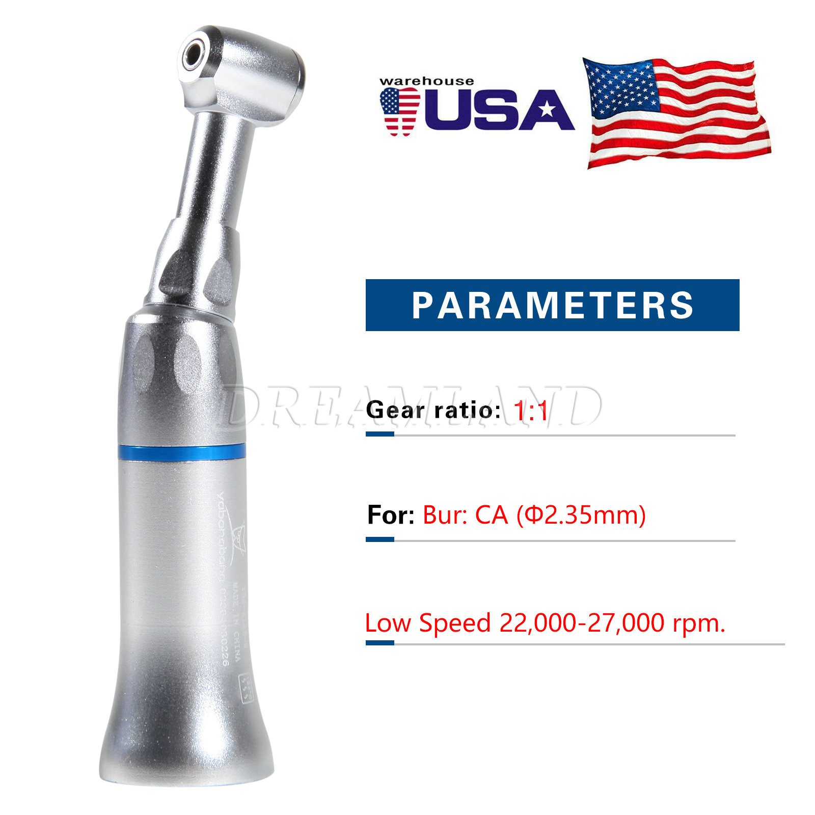 Dental Polisher/Electric Micromotor Polisher/Contra Angle/Straight Handpiece
