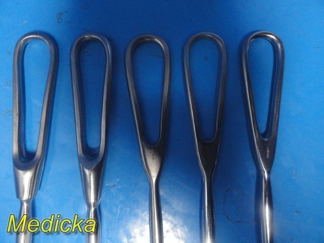 5x Green (Greene) Thyroid Retractors Sklar Jarit Codman Stainless Steel ~ 39996