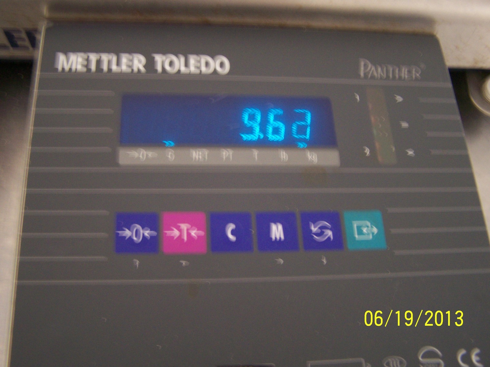Mettler Toledo Panther Scale 30 KG Hazardous 12” by 16” GB SS Platform