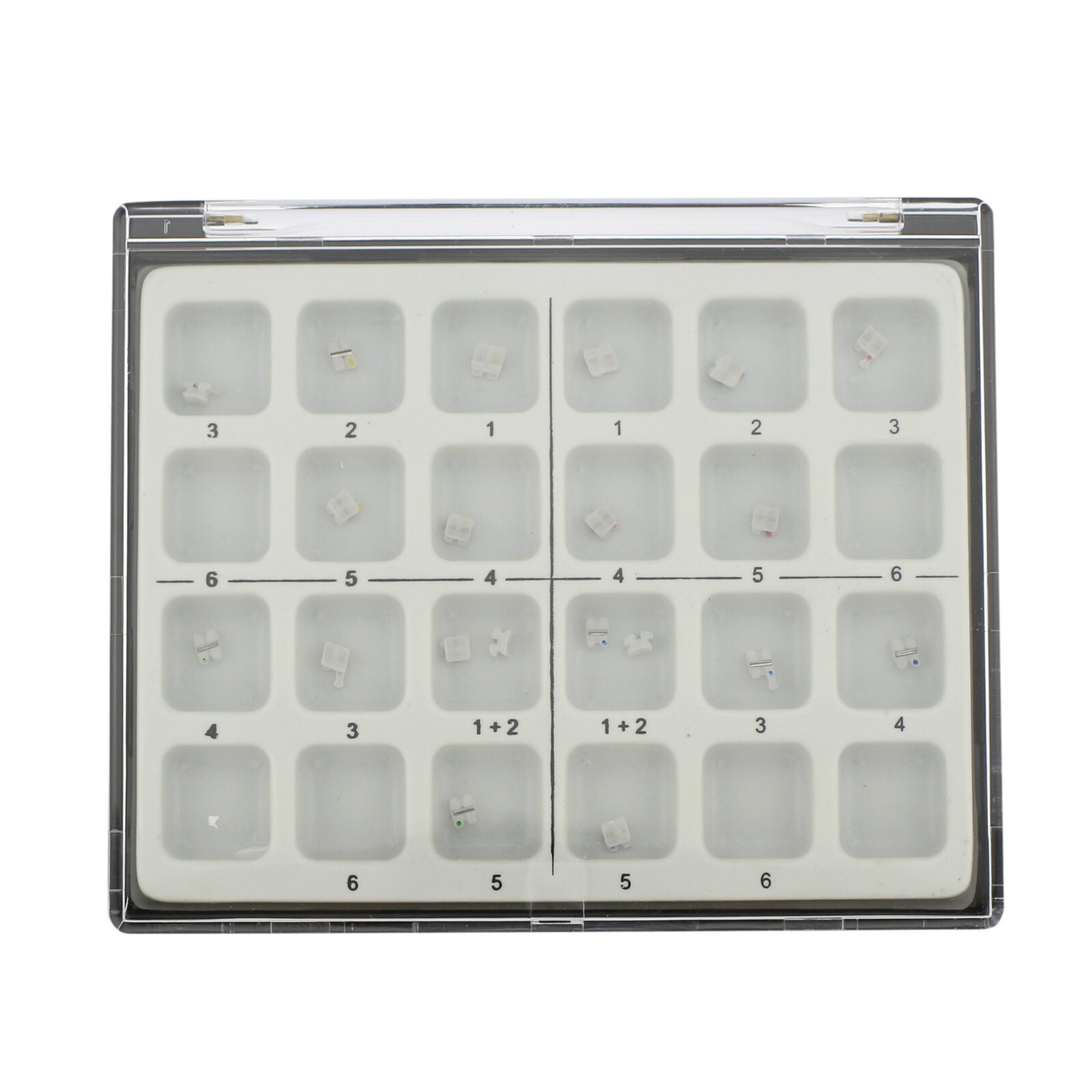 Dental Orthodontic Ceramic Brackets Braces MBT 022 3 Hooks 3M Clarity Aesthetics