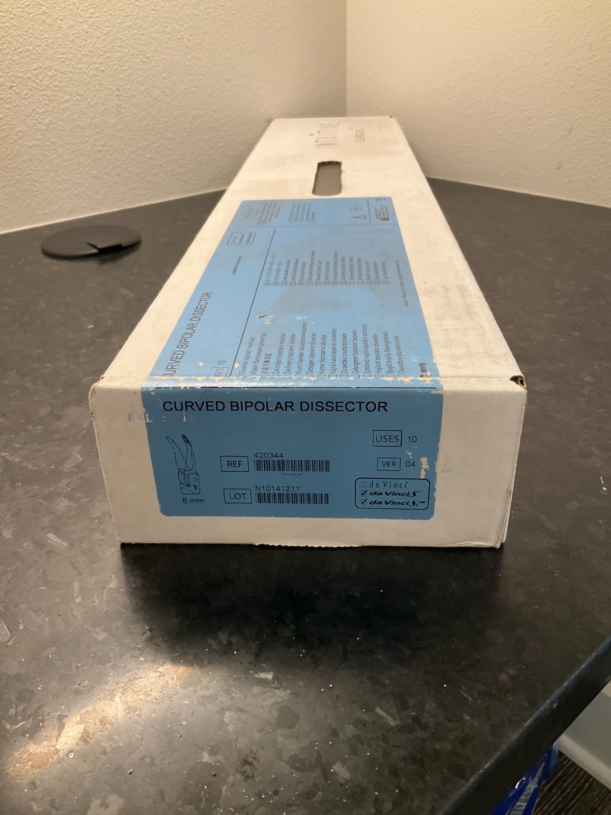 NEW SEALED Intuitive Surgical 420344 Bipolar Dissector Curved 8mm