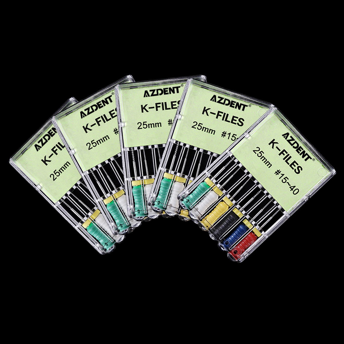 5 Boxes Dental Niti K-files Endodontic Root Canal Hand Use File 25mm #15-40