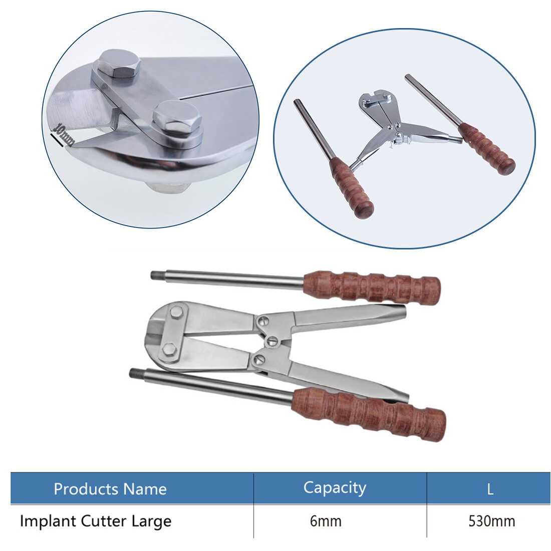Large Wire Plier & Kirschner Pin Cutter 6mm, Orthopedics Veterinary Instruments