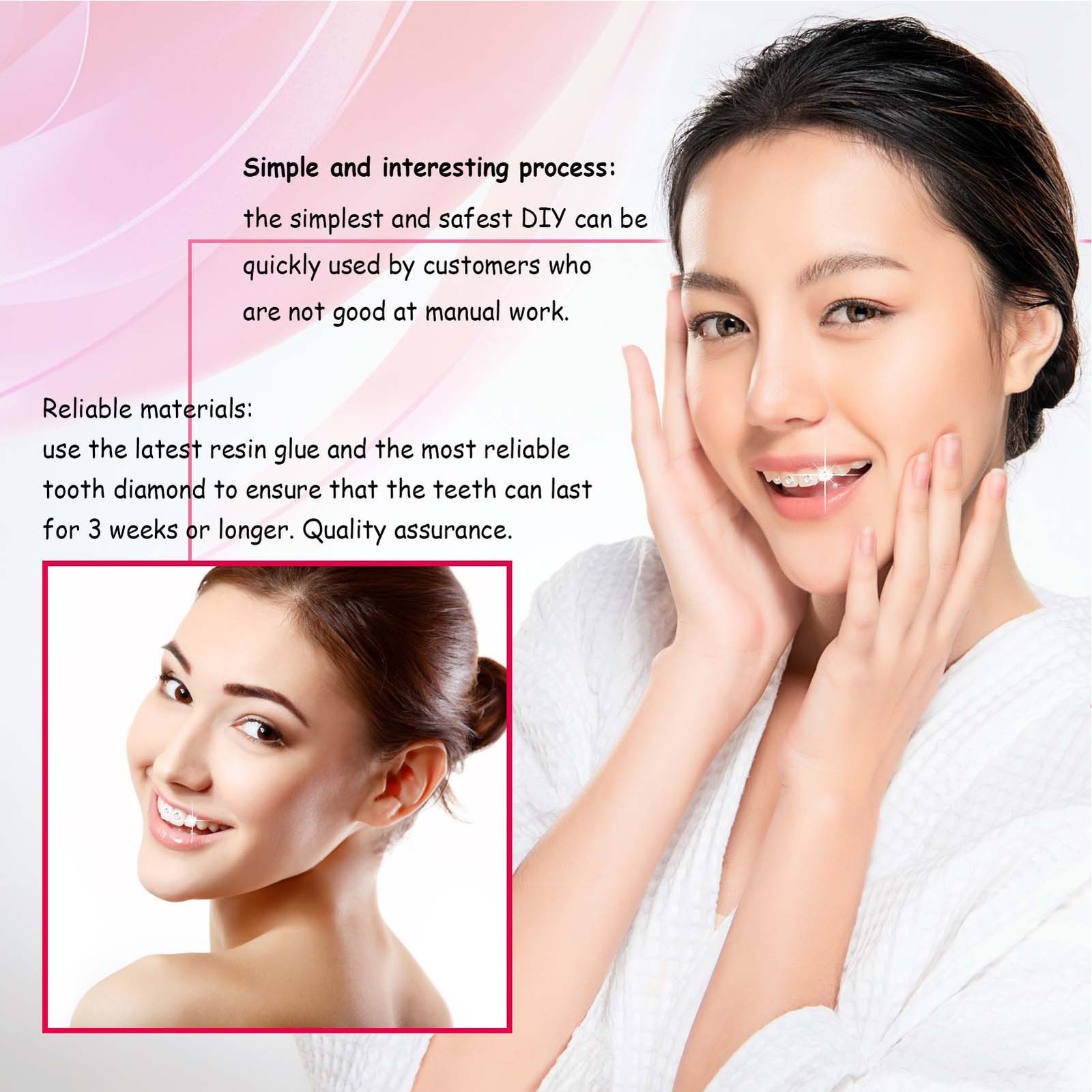Tooth Jewelry Ornaments Shining Stylish Decor For Confident Smile Premium