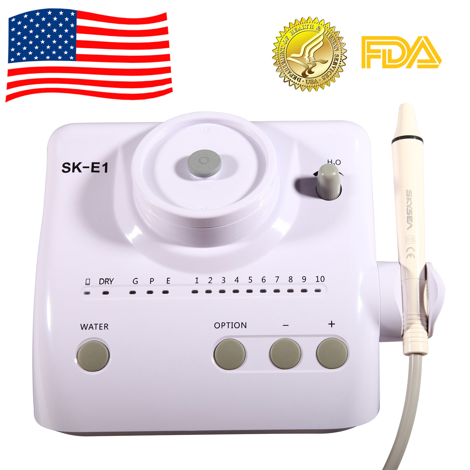 Dental Ultrasonic Scaler Auto Bottles fit EMS Handpiece Tips Warranty