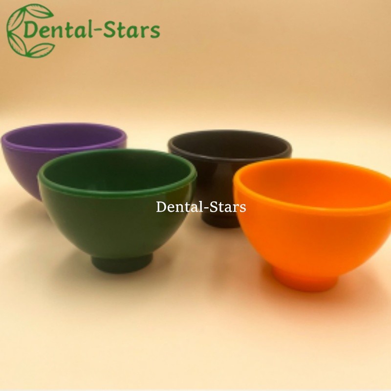Dental Flexible Mixing Bowl Silicon Autoclavable For Plaster Impression Material