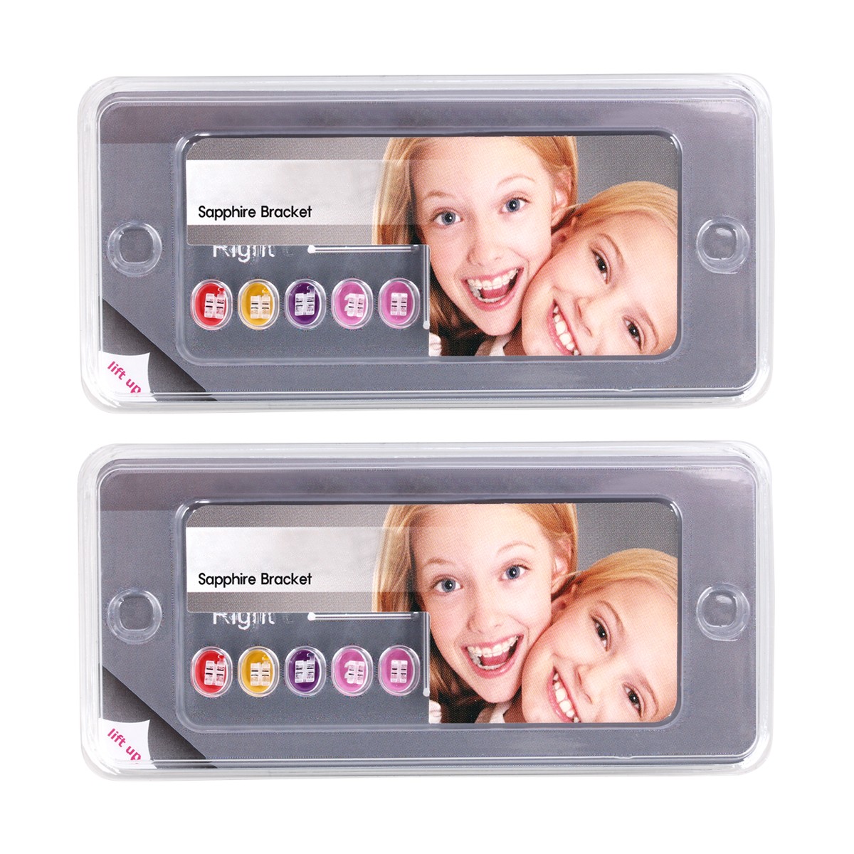 ABSOLUTE Dental Orthodontic Ceramic Brackets Braces Mini Roth 022 Hooks 345 FDA