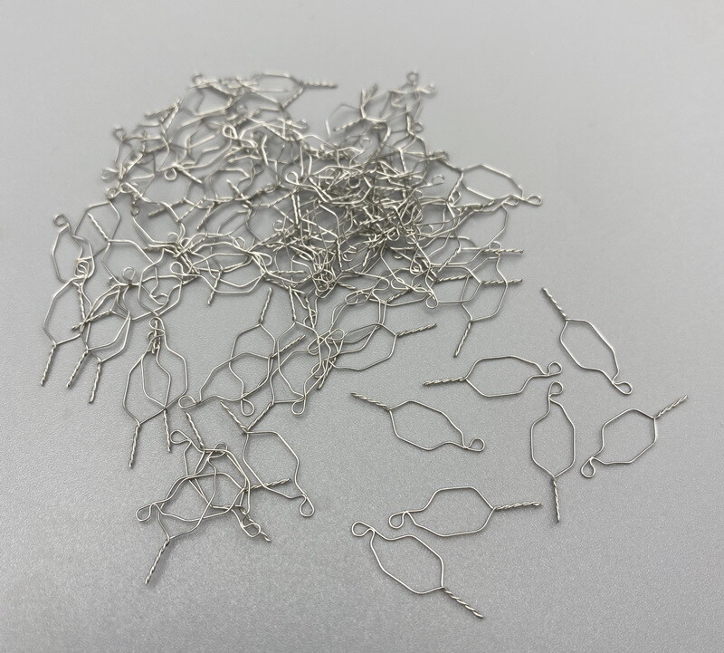 Dental Orthodontic Kobayashi Preformed Wire Metal Ligature Ties Short Long Twist