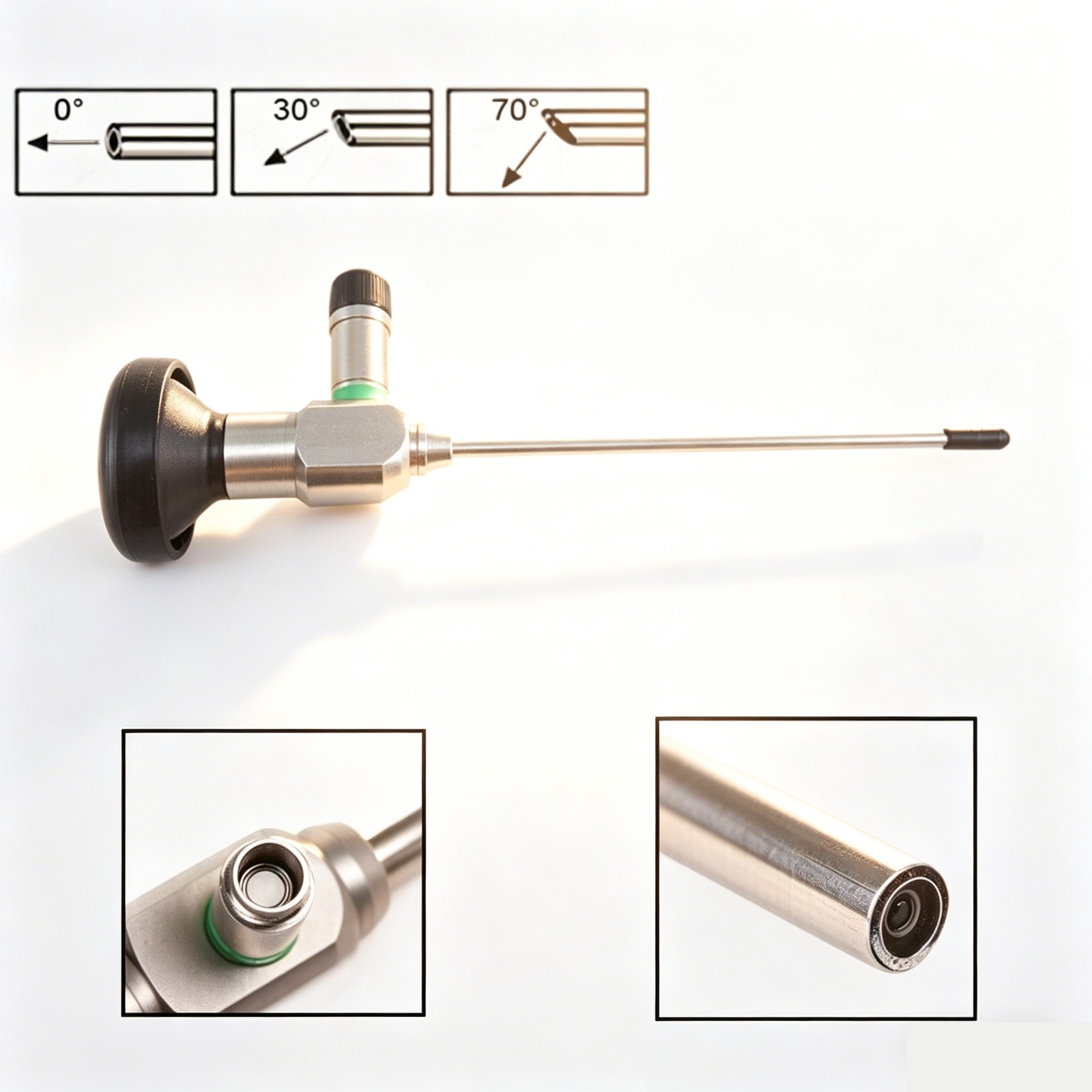 Endoscope Rigid 0 Degree 2.7mmX110mm Medical Sinuscope Otoscope For ENT CE