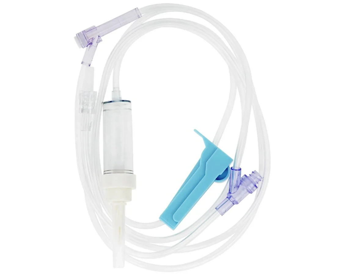 108301: Primary IV Tubing, 10 drops per mL, 83″ in length, priced per case of 50