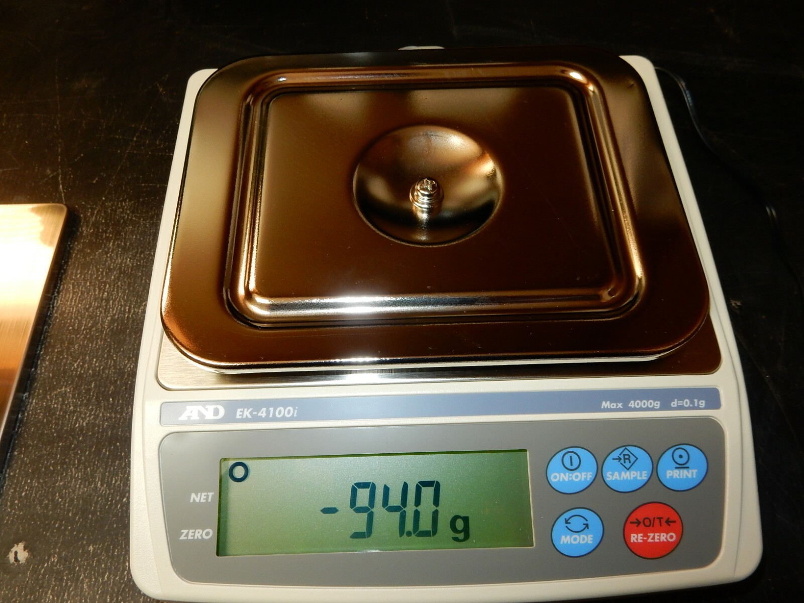 DIGITAL SCALE, EVEREST, EK-4100 I, UNUSED CONDITION, 4000 GRAM CAPACITY