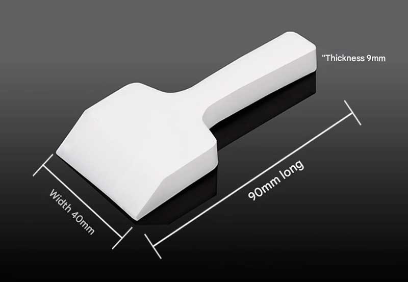 Durable PTFE Flat Spatula Corrosion Resistant Laboratory Material Transfer