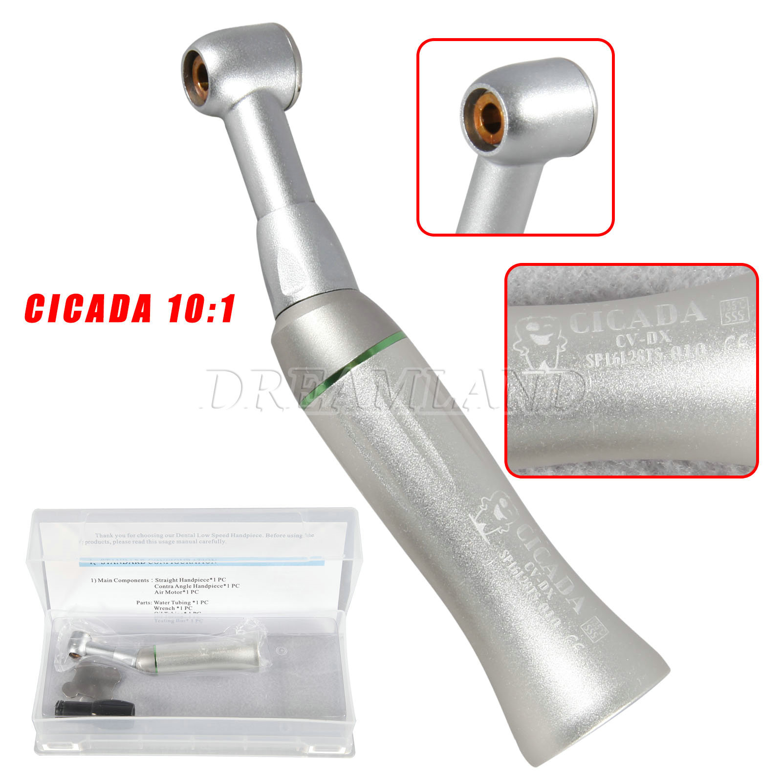 CICADA Endo Contra Angle Handpiece 4:1 10:1 16:1 64:1 Low Speed Fit NSK