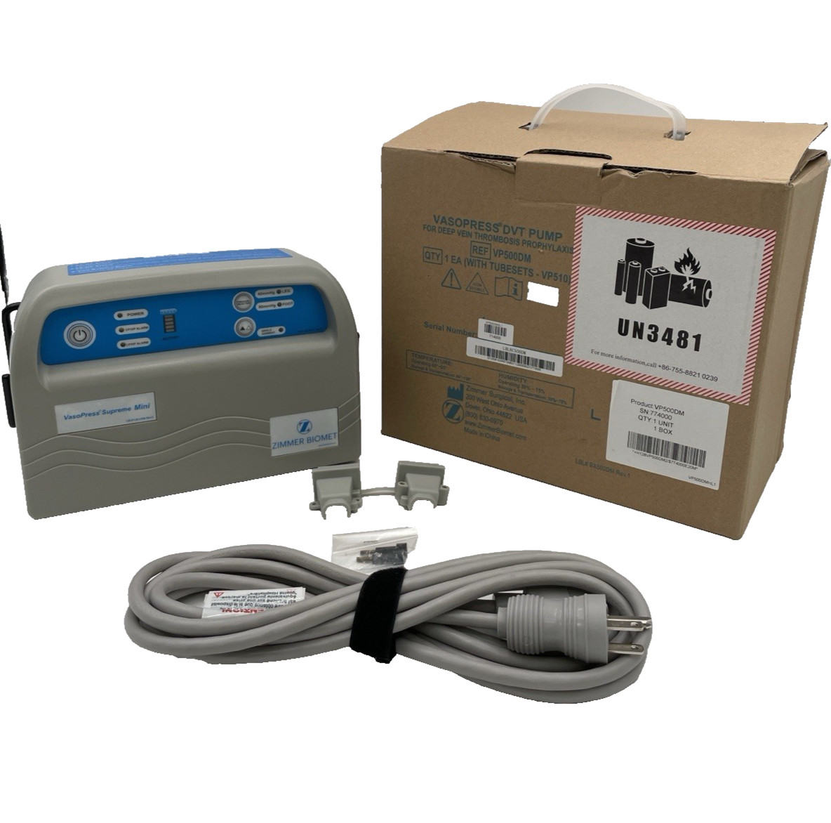 Zimmer Biomet VasoPress Supreme Mini Pump VP500DM