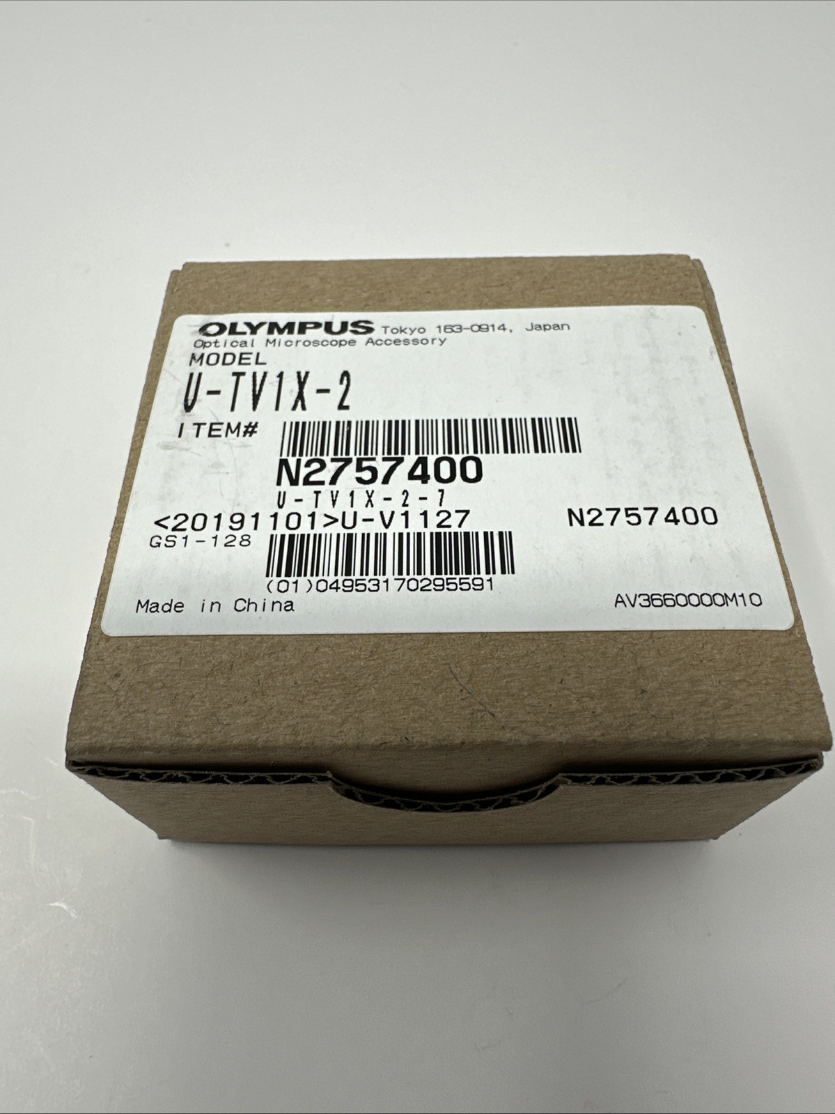 Olympus Microscope Model U-TV1X-2 Camera Adapter N2757400 (U-V1127) New in Box