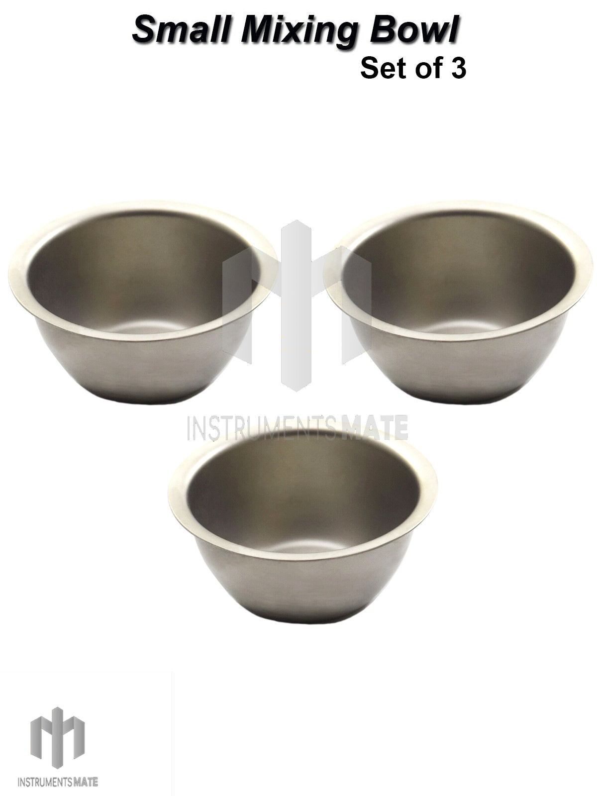 Small Mixing Bowl Stainless Steel Dental Surgical Implant Plaster Alginate Lab