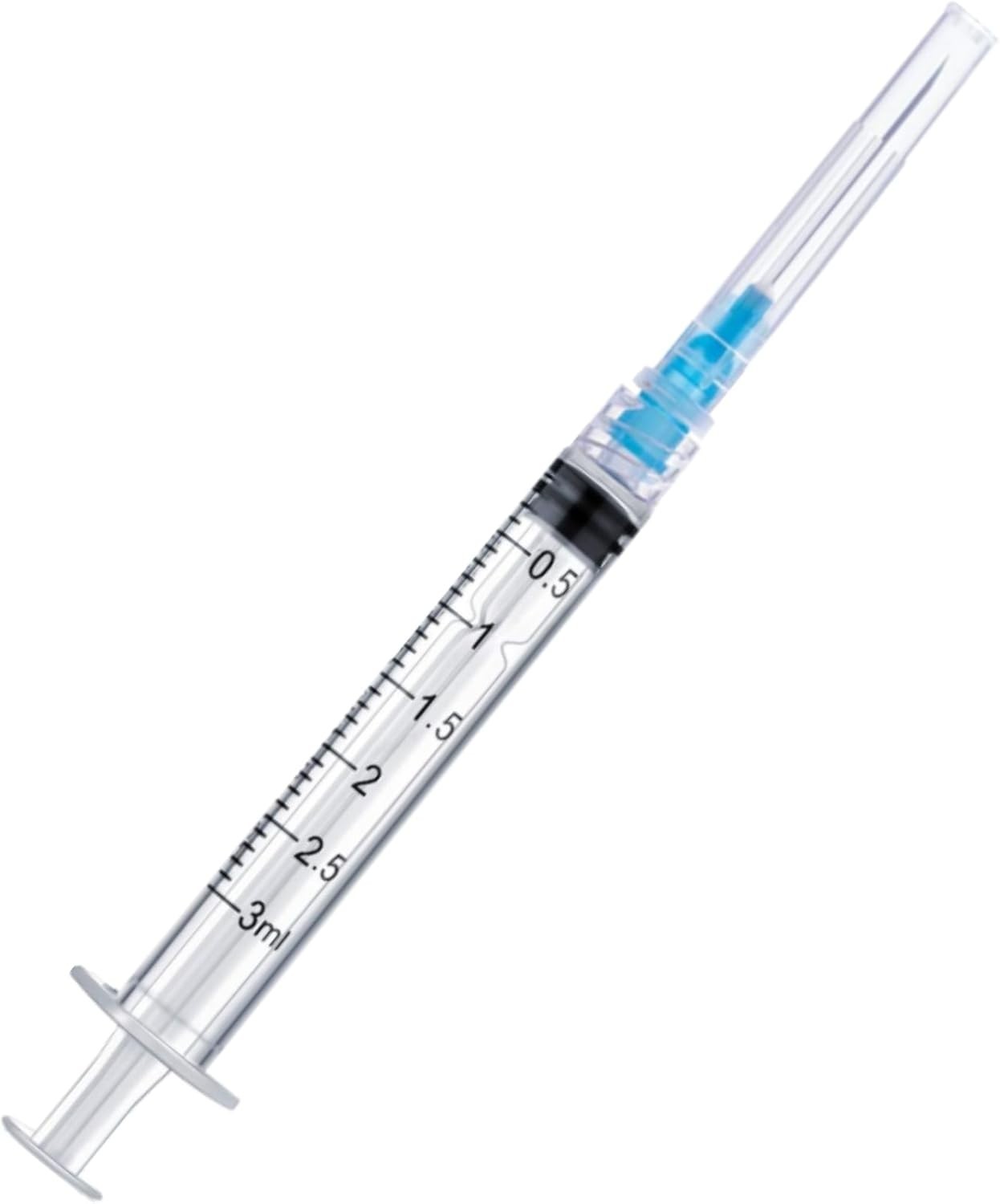 Versatile 3ml Disposable Syringes with Luer Lock – 100 Individually Wrapped