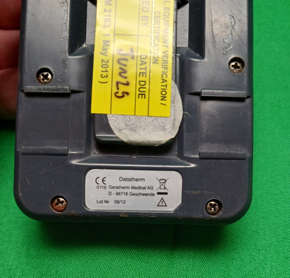 DataTherm by Geratherm Medical Continous Temperature Monitor Used Untested