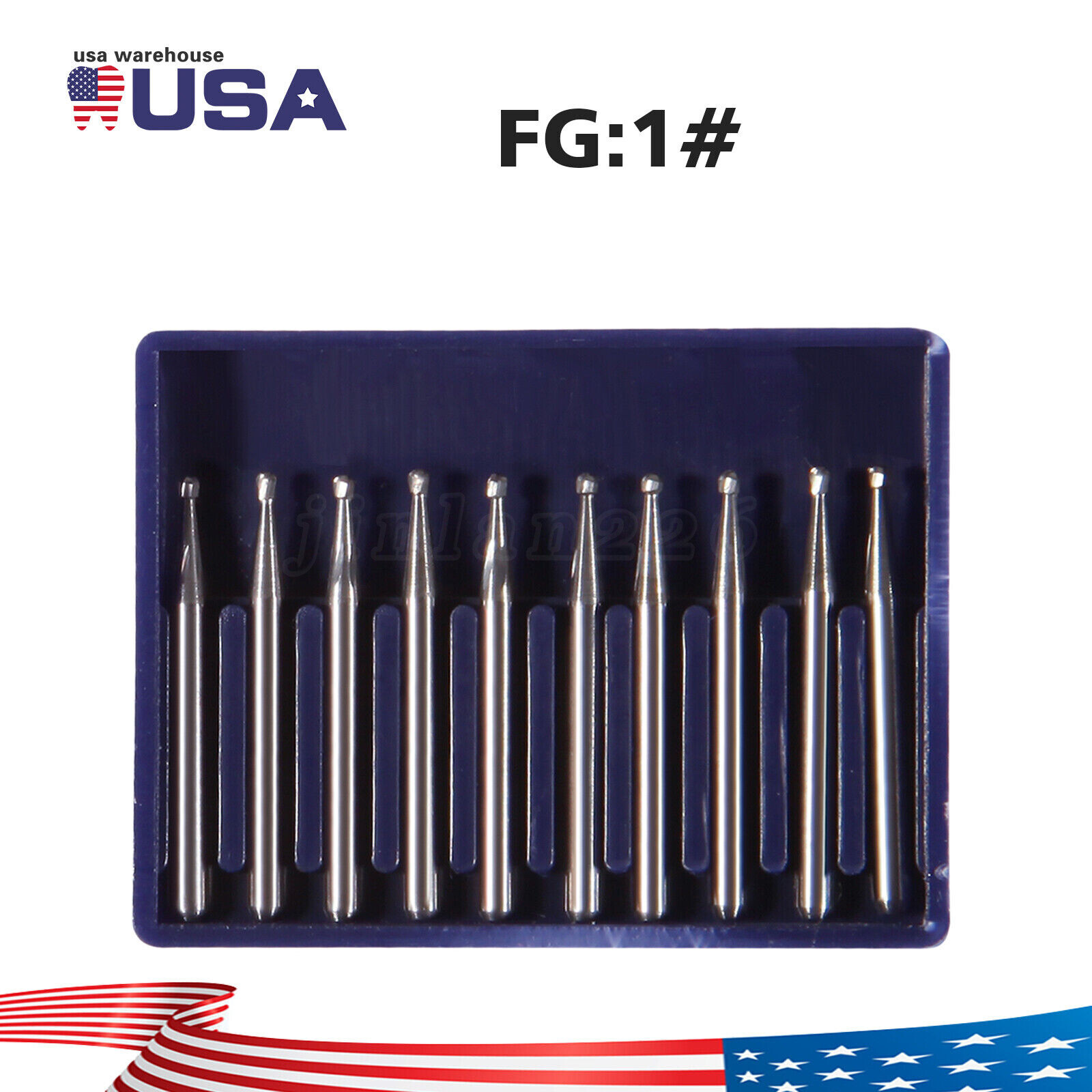 Carbide Bur Friction Grip 100pk Dental, Made In China FG Bur all sizes 557, 330