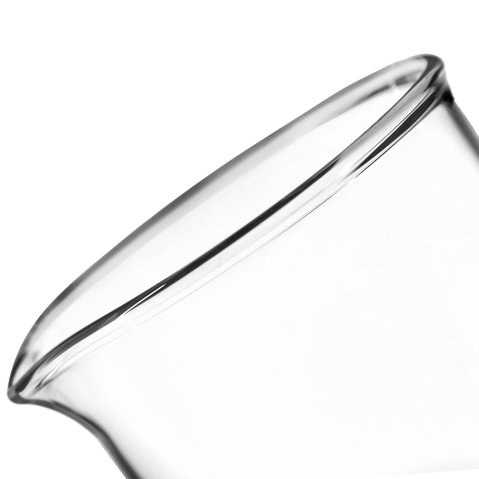 Eisco Labs 500ml Beaker, Low Form – 50ml Graduations – Borosilicate Glass