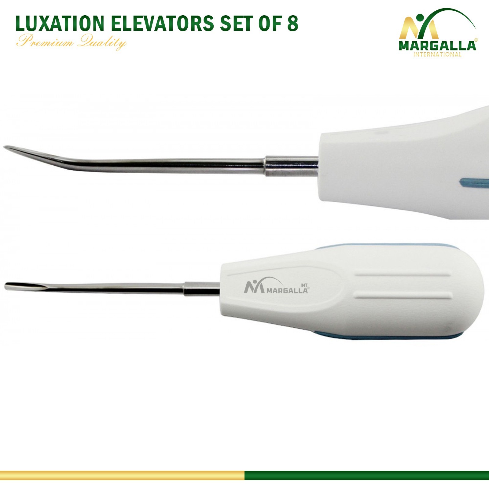 10 PCS White Dental Root Elevators Oral Surgery PDL Luxating Tooth loosening