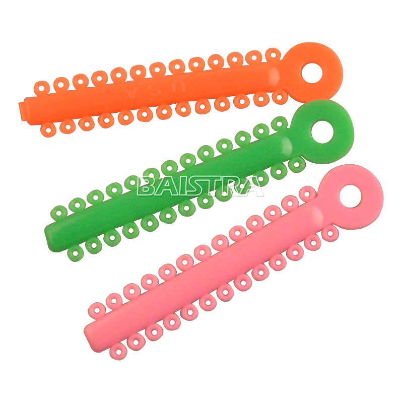 1014pcs/pack AZDENT Dental Orthodontic Elastic Ligature Ties Mixed Color